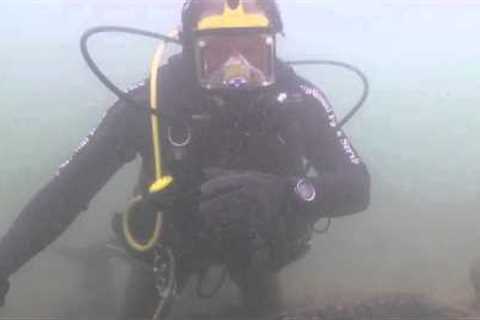 Underwater at the USS Arizona in Pearl Harbor