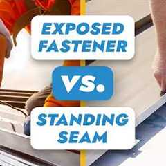 Exposed Fastener vs. Standing Seam Metal Roofing: Which Should You Pick?