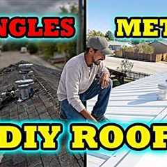 How we installed Metal Roofing over Shingles and replaced a Skylight D.I.Y.