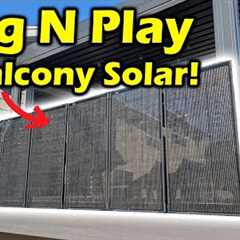The Simplest Solar System I've Ever Installed!  I Just Plugged It In!