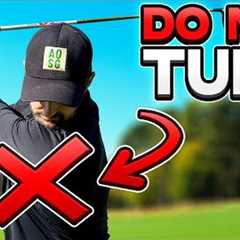 Don't Turn Your Shoulders for a Driver Golf Swing