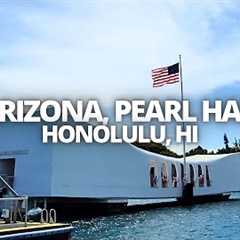 Exploring USS Arizona Memorial in Pearl Harbor, Honolulu, HI Walking Tour #ussarizona #pearlharbor