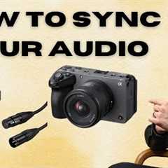 How to sync audio recorder to camera for your podcast  (AND IT'S EASY!)