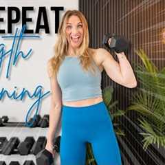 30 minute NO REPEAT Full Body Strength Training