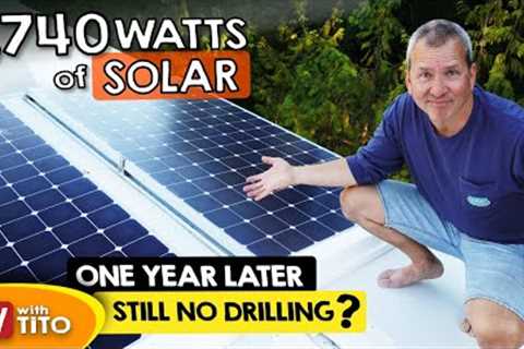 Off-Grid for 6 Months! How Did The NO-DRILLING RV Solar Mount Hold Up? | 1700 Watt Solar Powered RV