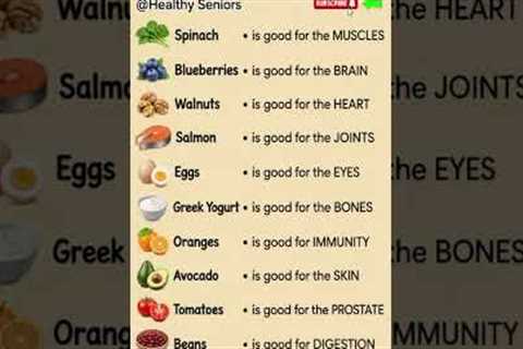 10 Best Foods for Healthy Aging After 60 | Food Is Medicine for Seniors