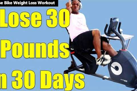 Exercise Bike Weight Loss Workout 👉 Use a RECUMBENT or Stationary Bike