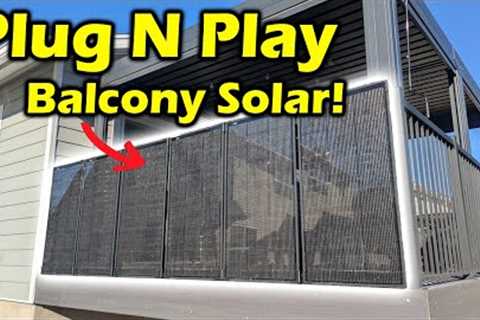The Simplest Solar System I've Ever Installed!  I Just Plugged It In!