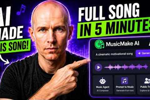 I Made a Full Song with AI in 5 Minutes (MusicMake AI)