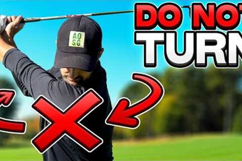 Don't Turn Your Shoulders for a Driver Golf Swing