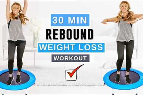 30 Minute Rebounder Workout For WEIGHT LOSS Over 50!