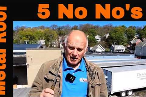 5 common mistakes to avoid when Repair Metal Roof leaks - Turbo Poly Seal