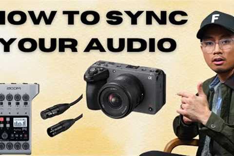 How to sync audio recorder to camera for your podcast  (AND IT'S EASY!)