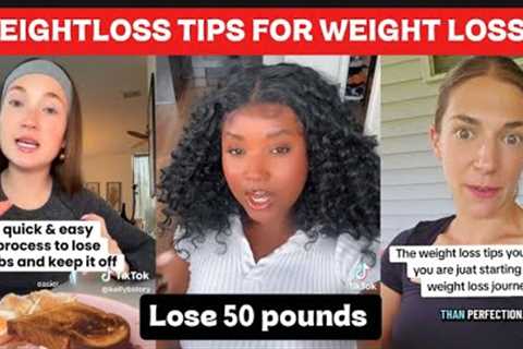 WEIGHTLOSS TIPS THAT WILL HELP YOU LOSE WEIGHT (Nobody will telll you this)😱