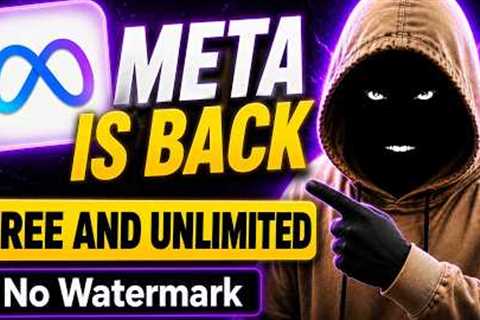 Meta AI is Back Generate Long Videos Free & Unlimited (No Watermark)