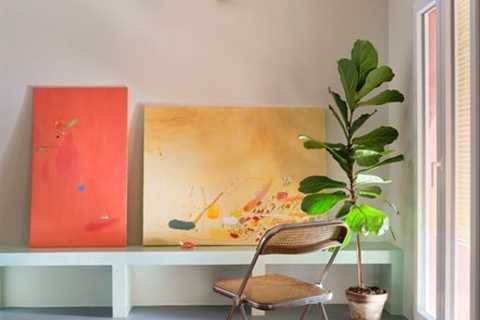 The Yellow Steel Prop in This Stripped-Back Madrid Townhome Made Us Do a Double Take