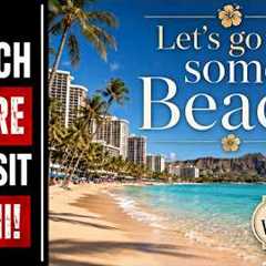 Hawaii Travel Video LIVE! Let's go see the ocean! Waikiki, Beach on Oahu, Hawaii.