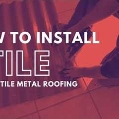 How to Install Spanish Style Metal Roofing - Stile