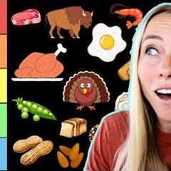 I Ranked the 30 BEST High Protein Foods For Weight Loss [Tier List]