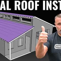 Pole Barn Build on a Budget | Installing a Metal Roof the Right Way (7)