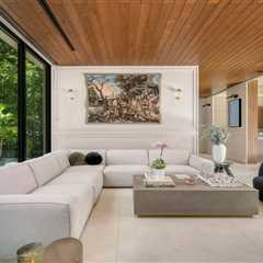 The Living Room Flows into Palms in This $5.5M Miami Home