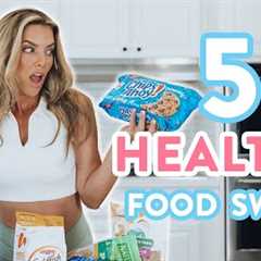 5 Healthy FOOD SWAPS to Lose Weight // Eat This Not That SNACKS