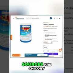 Discover Inulin: The Prebiotic Fiber from Chicory & Agave! #shorts