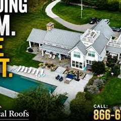 Standing Seam Metal Roof on a Luxury Home | Classic Metal Roofs