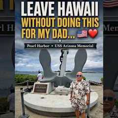 Pearl Harbor With My Dad ❤️🇺🇸 | USS Arizona Memorial Hawaii