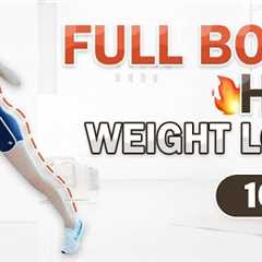 10 MIN FULL BODY HIIT FOR WEIGHT LOSS l Effective Workout after a heavy meal / 31 Day Challenge
