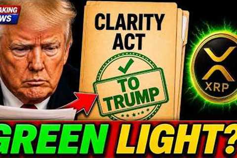 XRP Just Got a Green Light? Two Senators Sent This to Trump's Desk — Watch Now