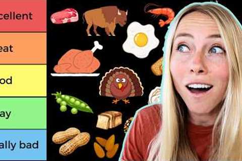 I Ranked the 30 BEST High Protein Foods For Weight Loss [Tier List]