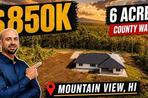 Brand-New Hawaii Home on 6 Acres for $850K!