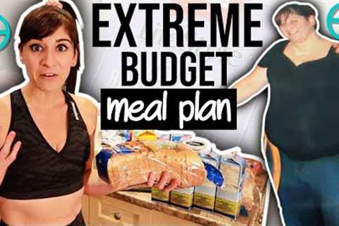 My EXTREME BUDGET MEAL PLAN for Weight Loss (exactly what I ate to lose 130 pounds & keep it off)