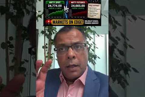 Massive confusion in markets in last 30 minutes. Wild moves & wild close #nifty #market N18S