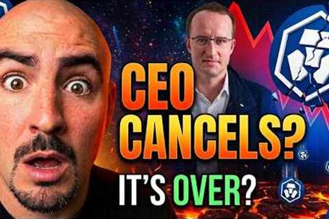 CRO Coin ETF Cancelled (Crypto.com CEO Breaking News!)