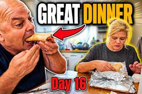 DAY 16: Walking to Lose Weight… Then a GREAT Dinner!