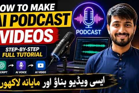 How to Make AI Podcast Videos |  Step-by-Step Full Tutorial (2026)
