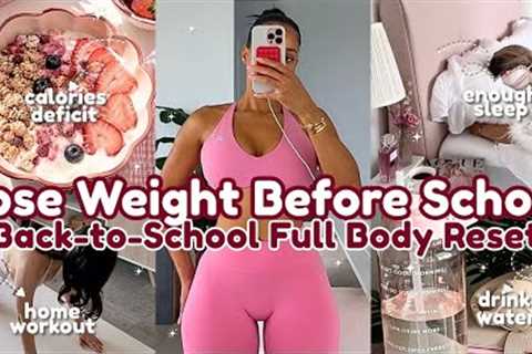 How to Lose Weight at Home Before School Starts | Science-Backed Tips That Actually Work 