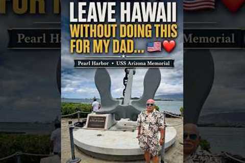 Pearl Harbor With My Dad ❤️🇺🇸 | USS Arizona Memorial Hawaii
