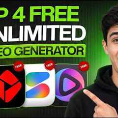 4 FREE AI Video Generators That Are UNLIMITED (Secret Trick)