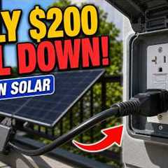 Solar Installers Charge $20,000 — This $200 System Just Plugs Into the Wall