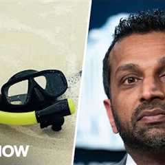 'SACRILEGE': Kash Patel goes on VIP SNORKELING TRIP at PEARL HARBOR Memorial