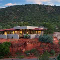 Enjoy Red Rock Views From This Glass-Encased Sedona Retreat Asking $2.1M