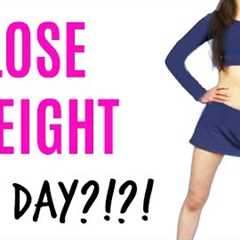 How to LOSE WEIGHT in 1 DAY?!