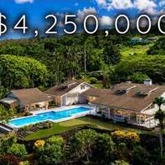 Touring a $4.25M Hawaii Paradise on 3+ Private Acres