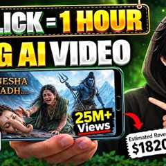 How To Create Perfect 1 Hour Long AI Videos for FREE Like@KathaSagar556 (Step-by-Step)