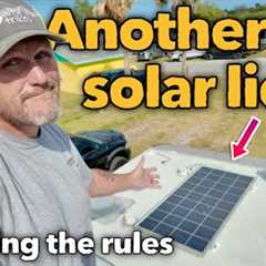 Breaking the RV solar RULES, full install for simple RV solar! #RVlifestyle #RVlife #RVsolar