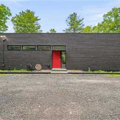 A Sustainably Designed Modern Home on the Upper Delaware River Valley Hits the Market for $1.2M