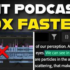 How to Edit a Podcast with Text-Based Editing in Adobe Premiere Pro